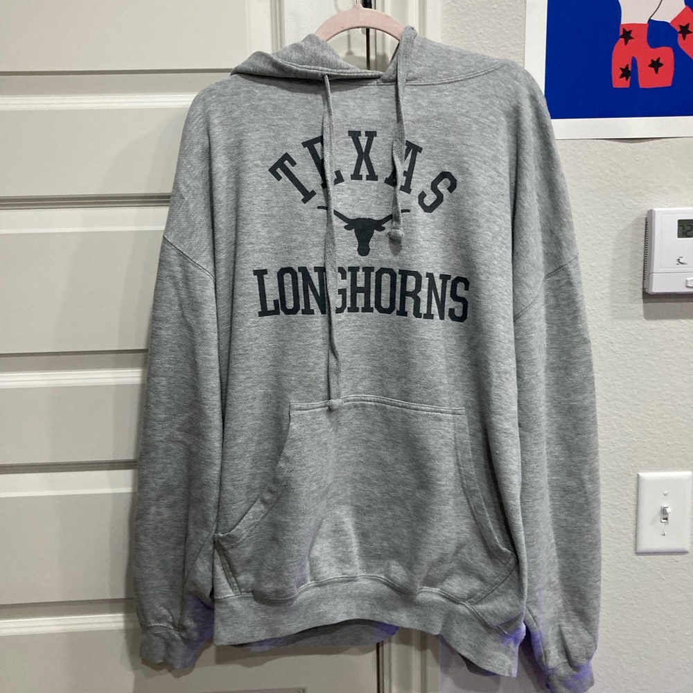 Texas Longhorns Men's Gray Hoodie